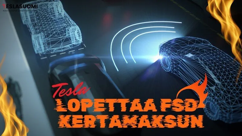 Tesla siirtyy FSD:n tilaukseen Yhdysvalloissa
